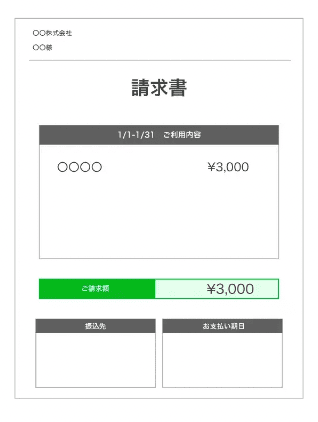 出典:LINEヤフーfor business
LINE公式アカウントで認証済みアカウントになると、「請求書決済」を利用できるようになります。